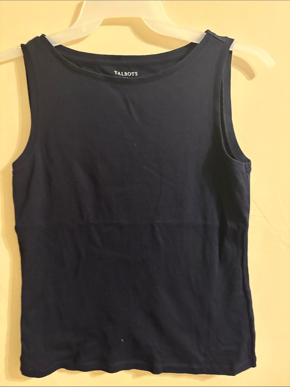 Talbots Dark Navy Crewneck Sleeveless Tank